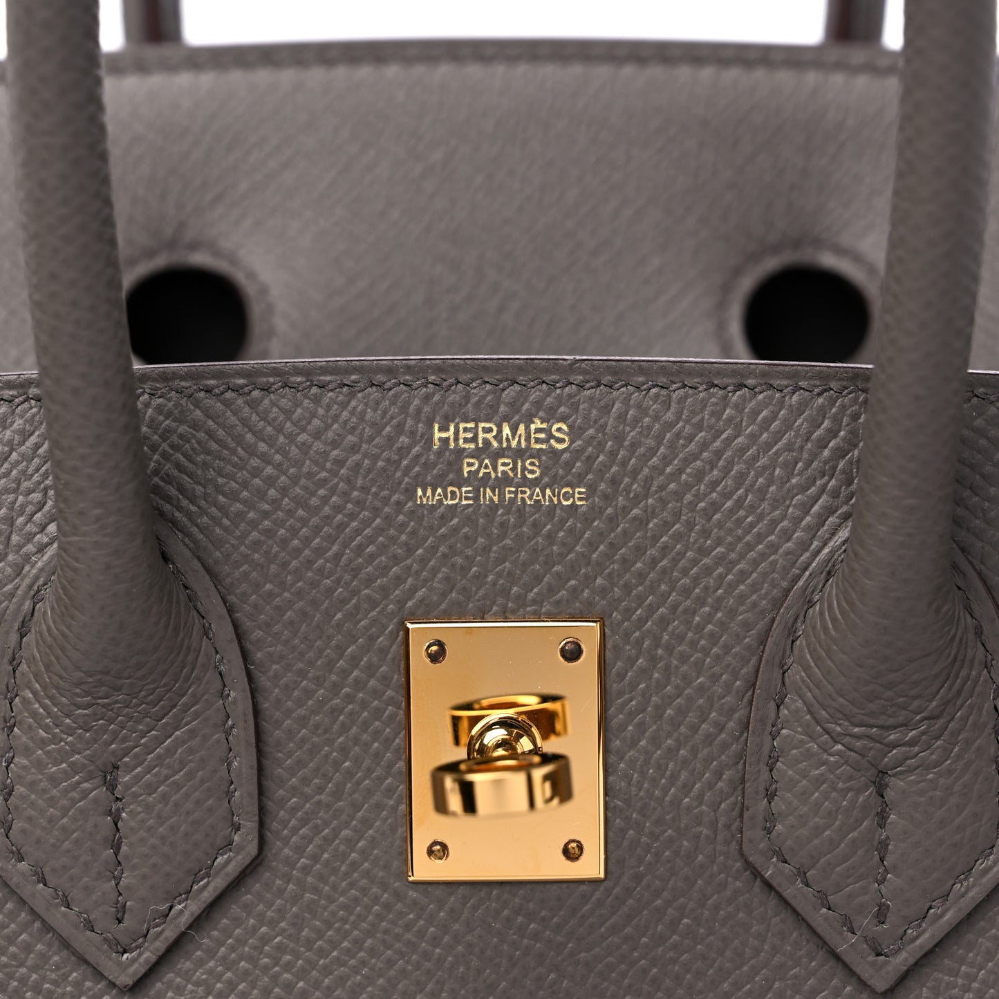 Epsom Birkin Sellier 25 Etain