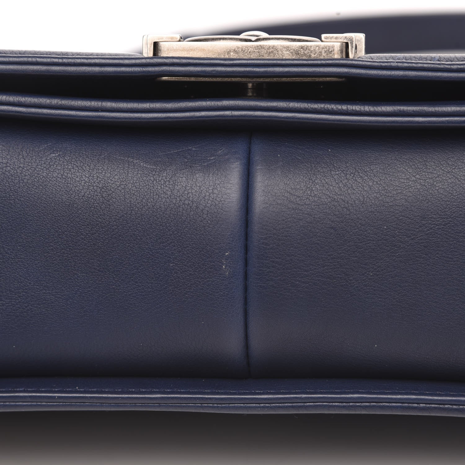 Chanel Calfskin Quilted Small Boy Flap Navy 13 of 14