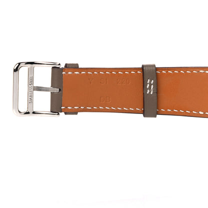 Hermes Swift 40mm Apple Watch Double Tour Band Etoupe 4 of 6
