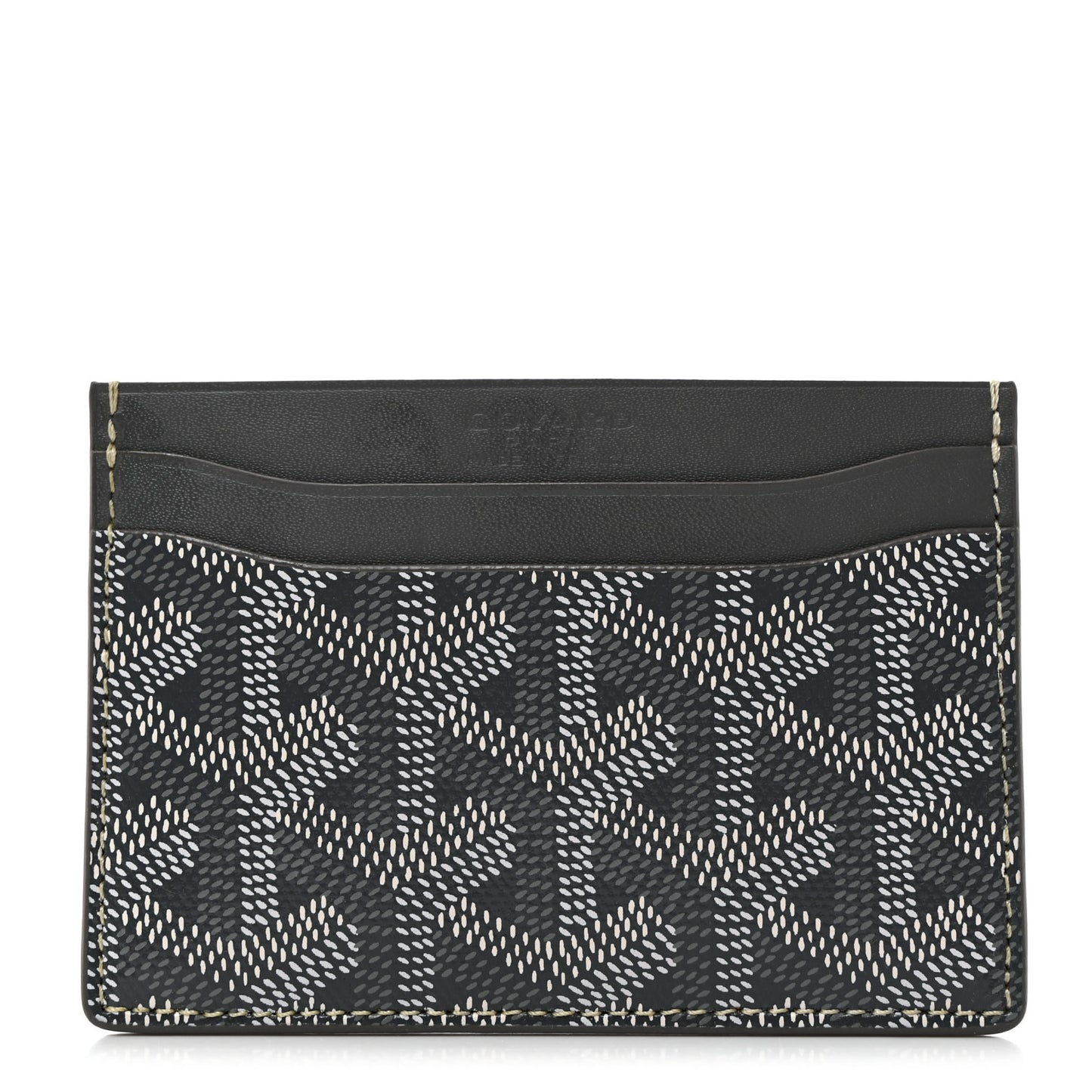 Goyardine Saint Sulpice Card Holder Grey