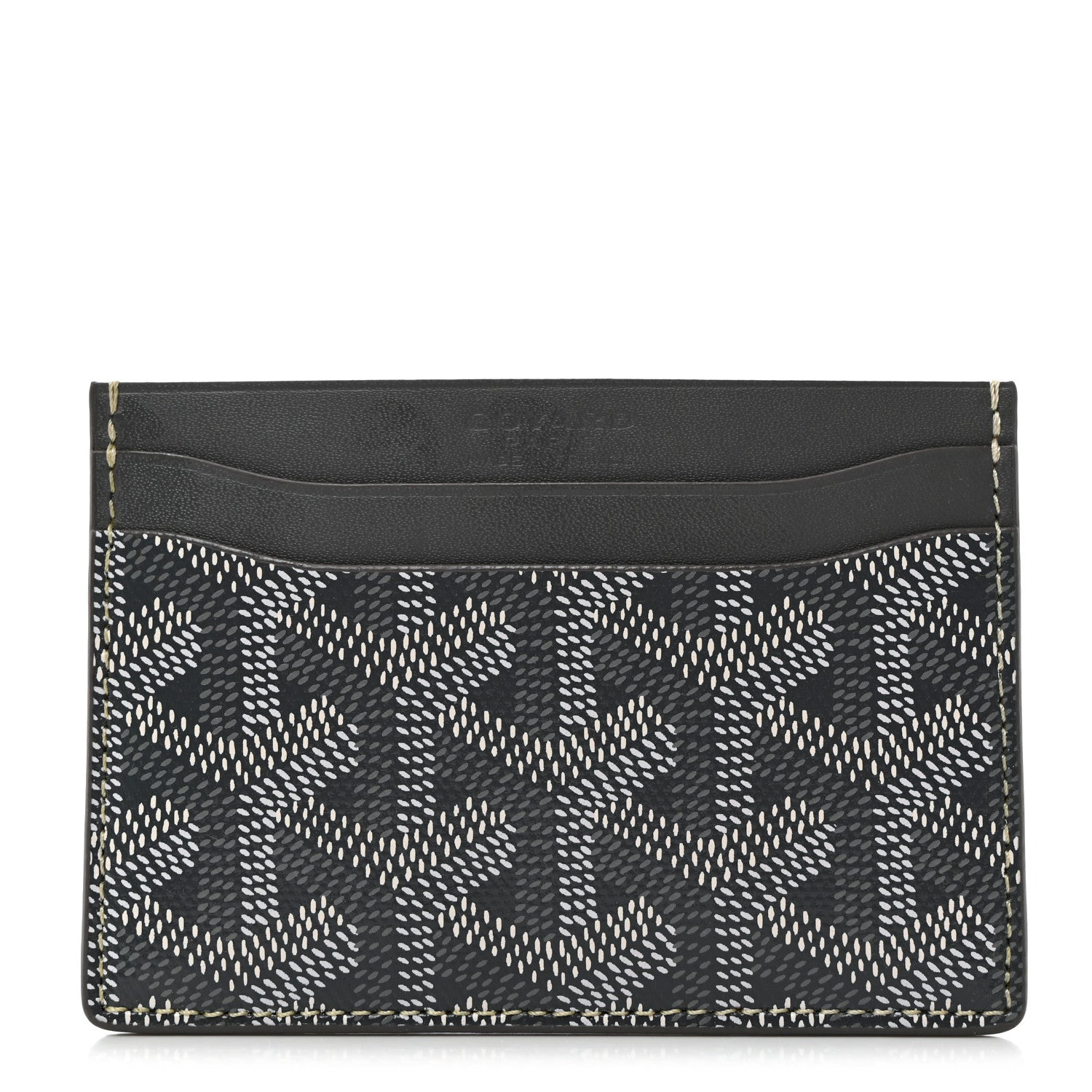 Goyard Goyardine Saint Sulpice Card Holder Grey 1 of 7
