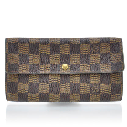 Louis Vuitton Damier Ebene Sarah Wallet 1 of 12