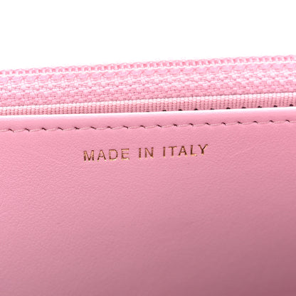 Chanel Shiny Caviar Quilted Pick Me Up Wallet On Chain WOC Pink 8 of 11