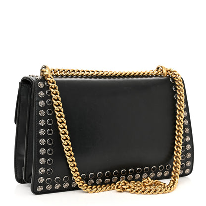 Gucci Calfskin Studded Small Dionysus Shoulder Bag Black 3 of 10