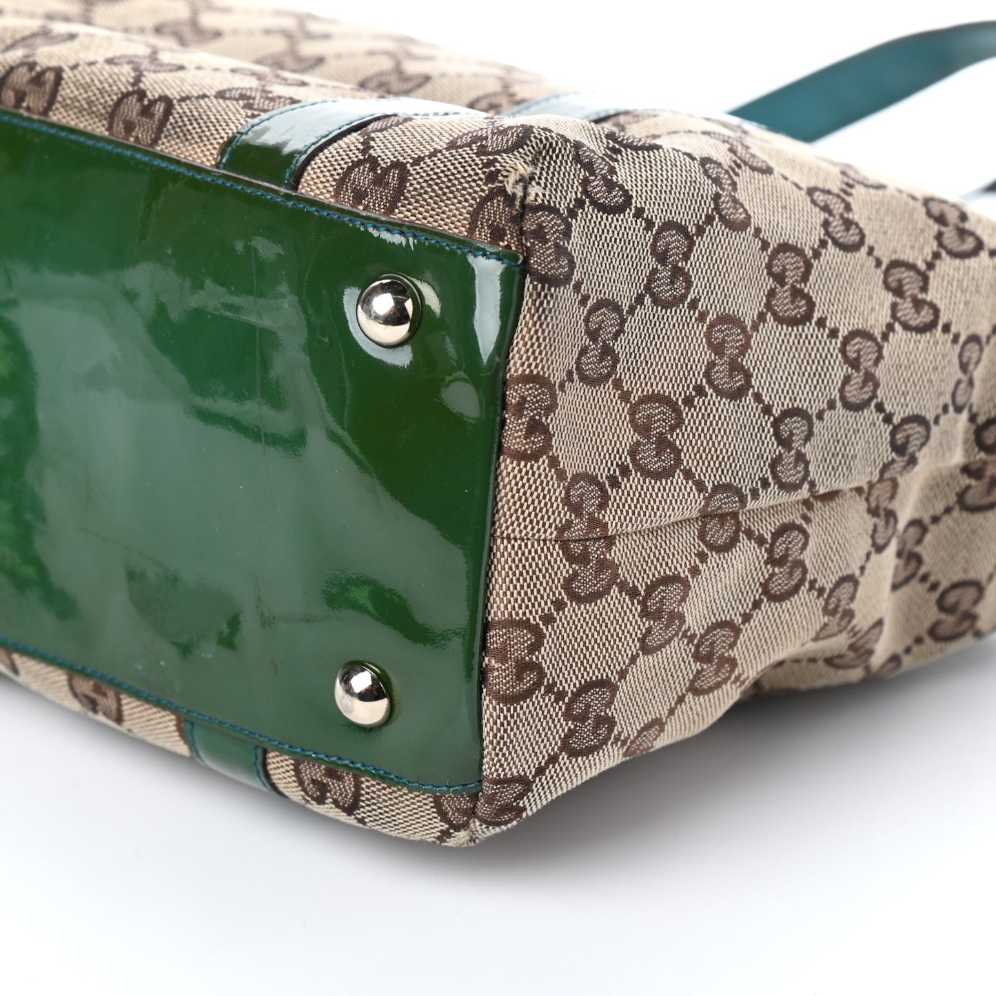 Monogram Medium Abbey Tote Green