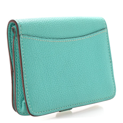 Hermes Togo Dogon Card Case Lagon 3 of 8