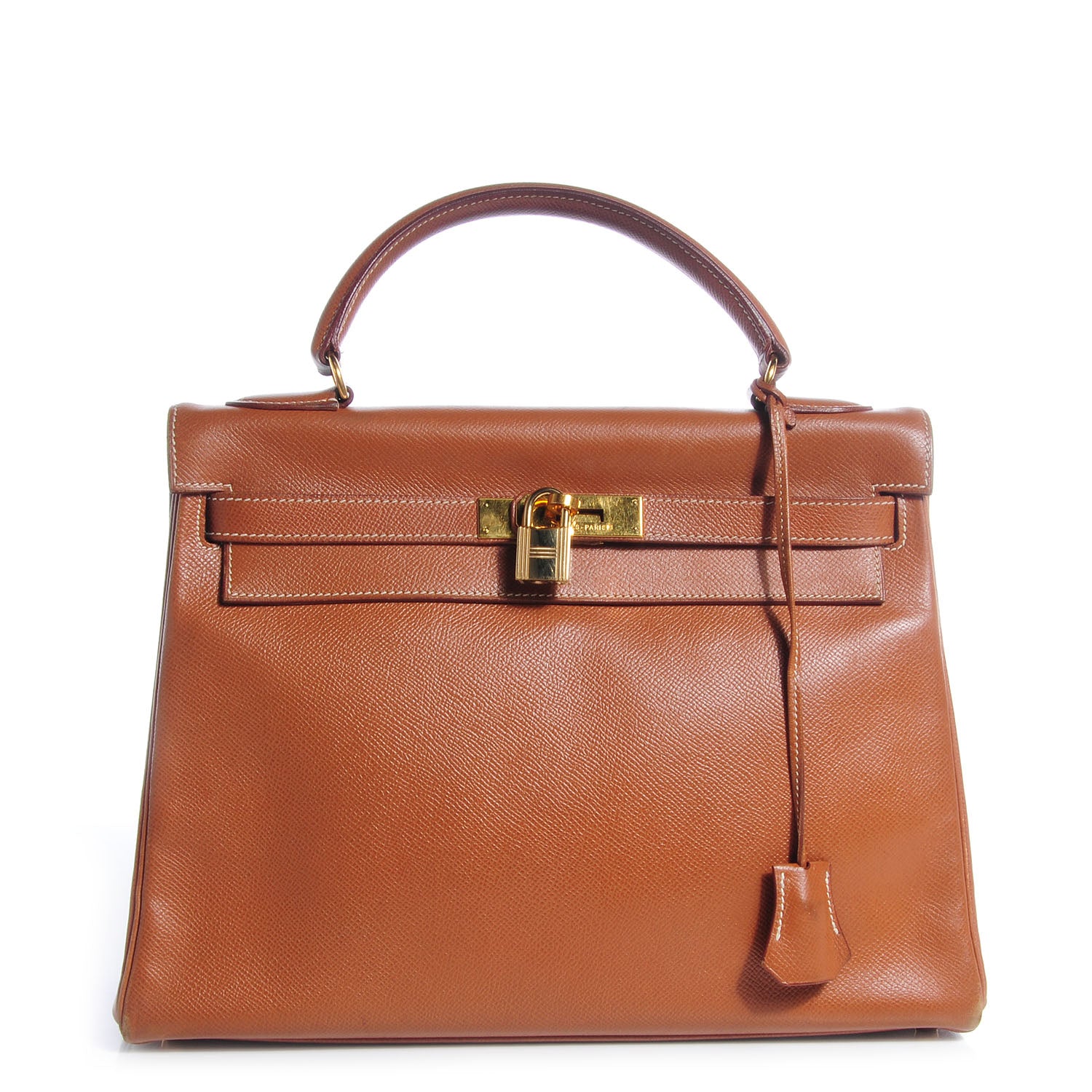 Hermes Courchevel Kelly Retourne 32 Gold 1 of 10