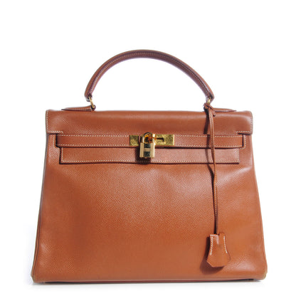 Hermes Courchevel Kelly Retourne 32 Gold 1 of 10
