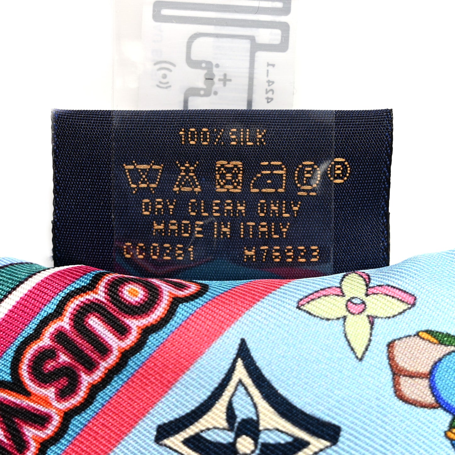 Silk Monogram Astro Gemini BB Bandeau Blue