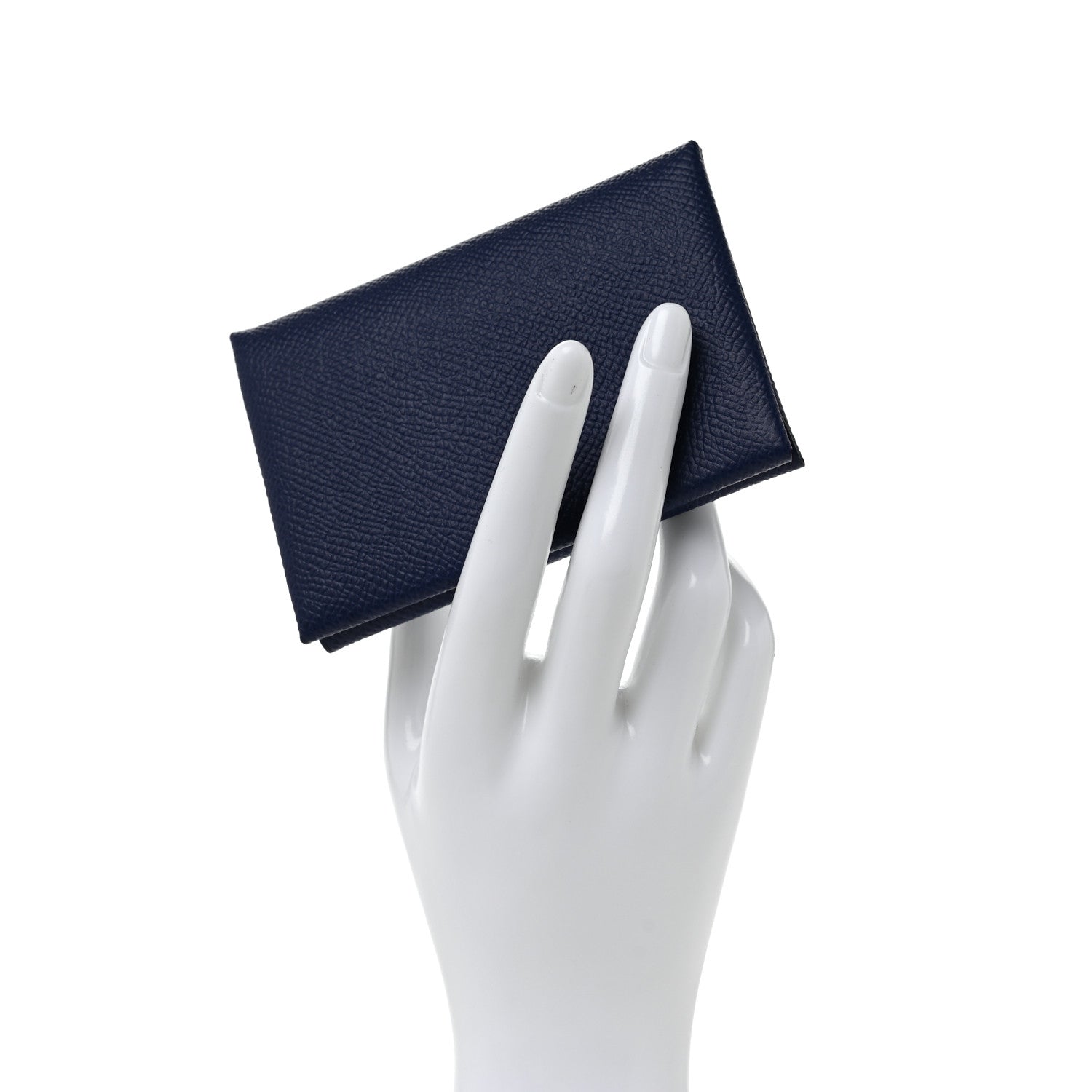 Hermes Epsom Verso Calvi Duo Card Case Bleu Saphir Bleu France 2 of 9