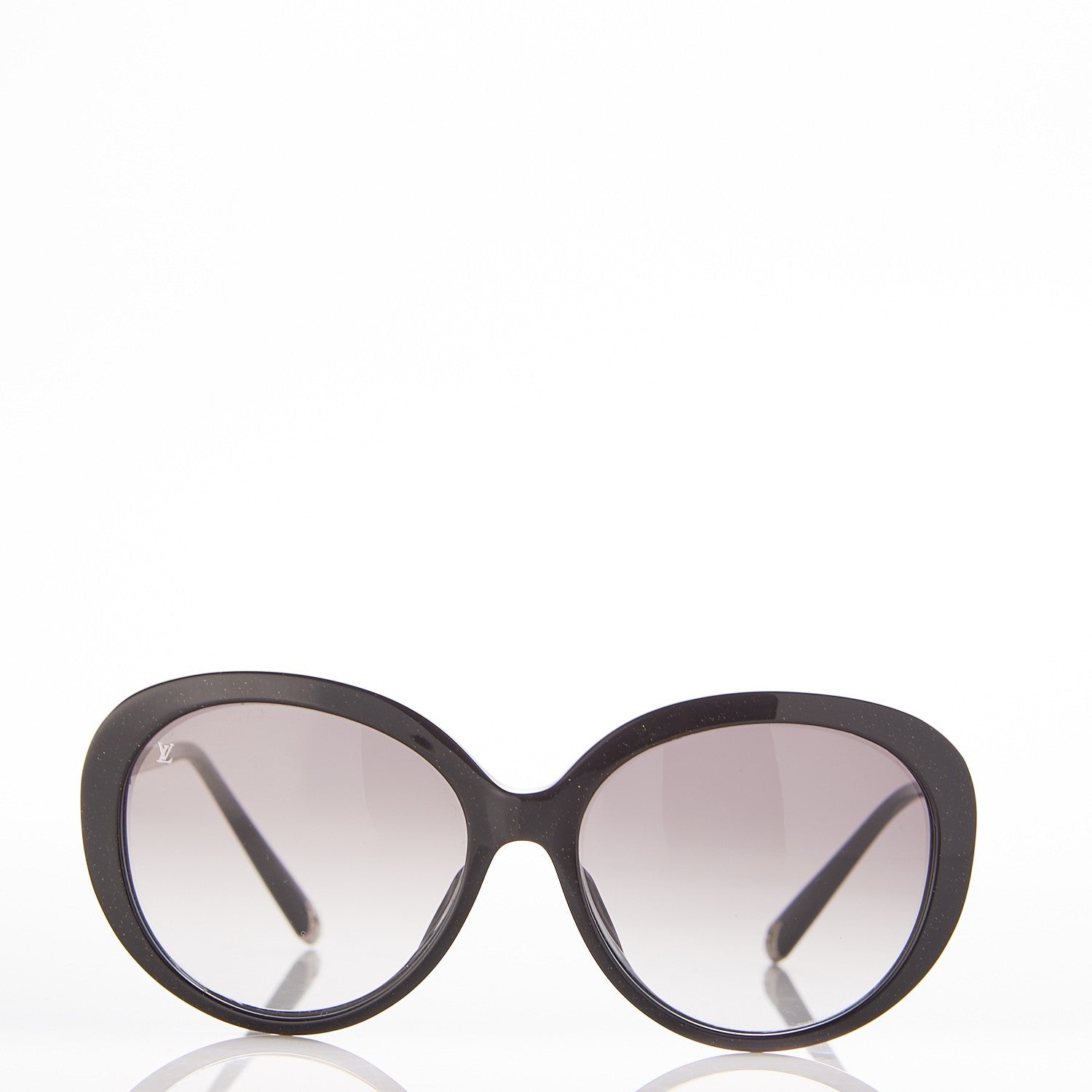 Louis Vuitton Bluebell Sunglasses Z0693W Black Glitter 2 of 7