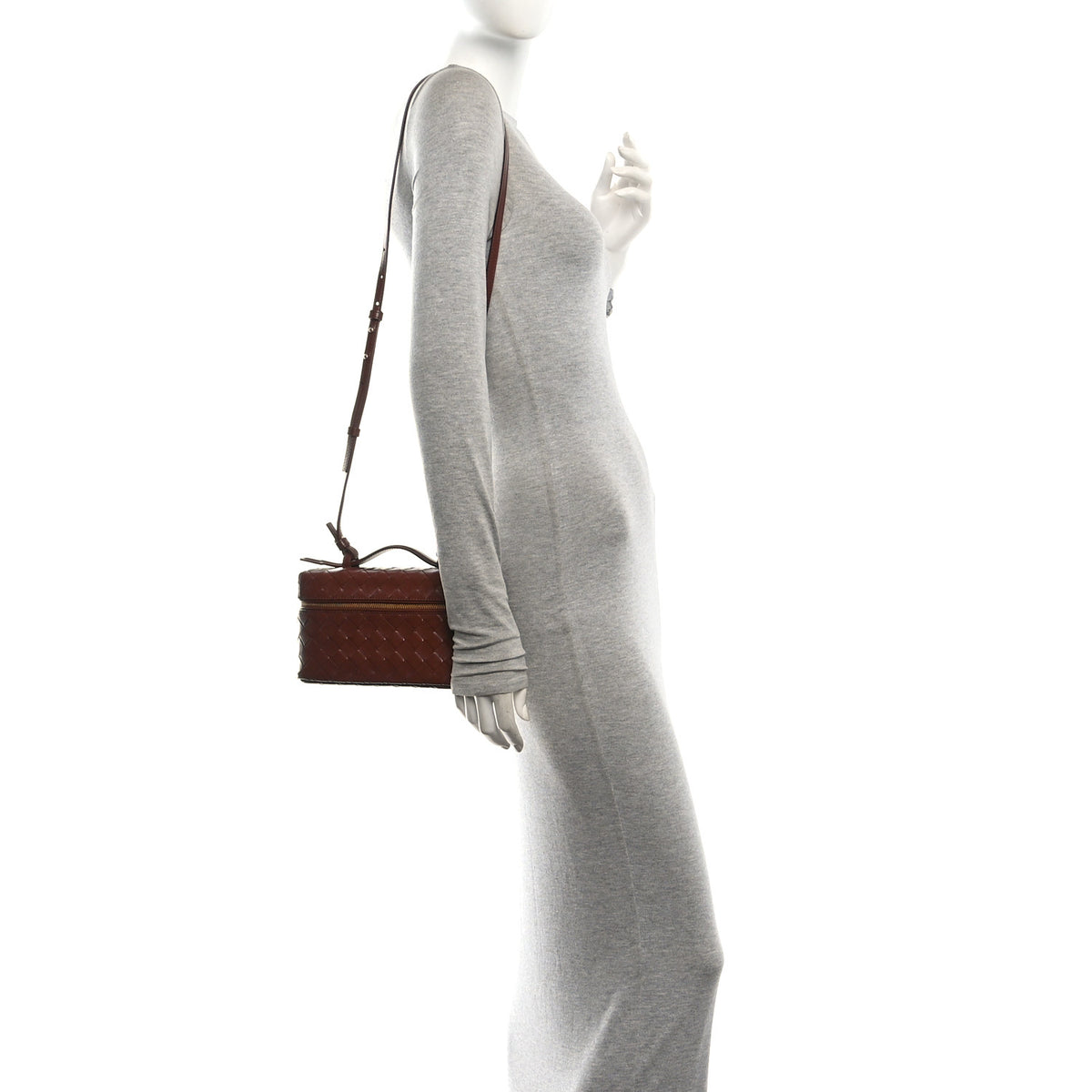 Nappa Intrecciato Bang Bang Vanity Case Sapele