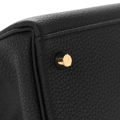 Hermes Togo Matte Alligator Kelly Retourne Touch 28 Black 10 of 39