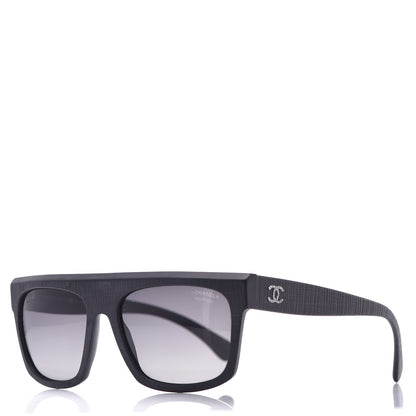 Chanel Polarized CC Sunglasses 5333 Matte Black 1 of 8
