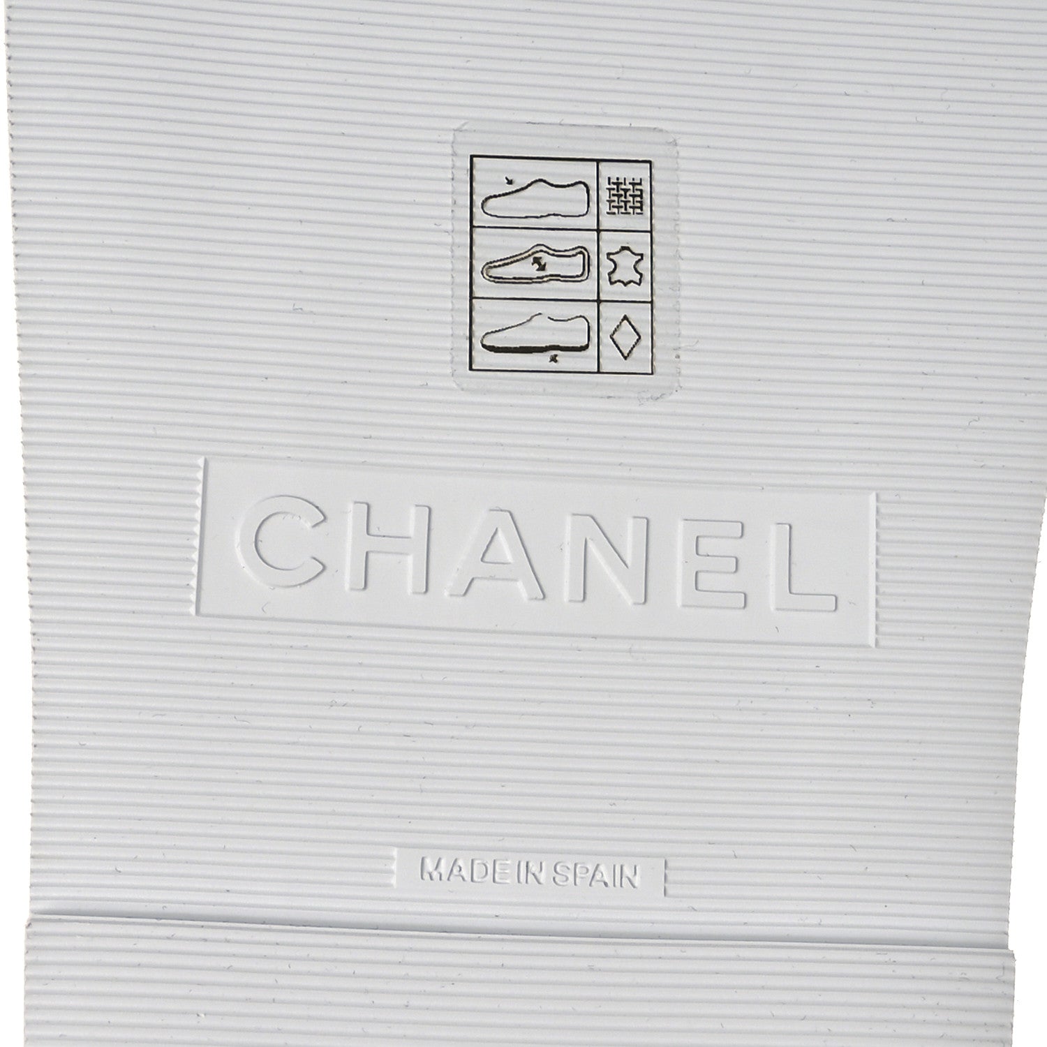 Chanel Fabric Pearl Cork CC Slip On Sandals 38 White 8 of 8