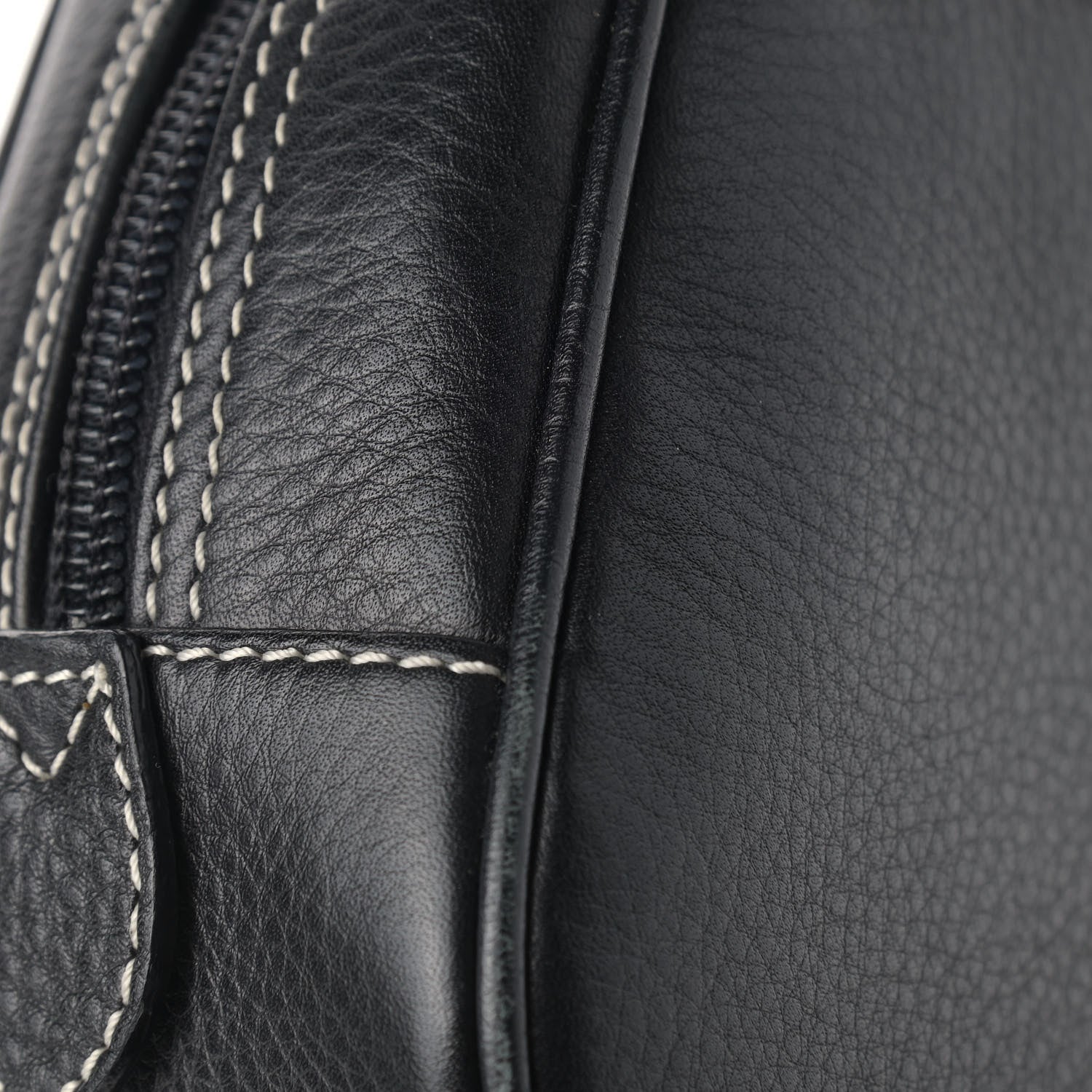 Christian Dior Calfskin Saddle Bowler Black 12 of 13