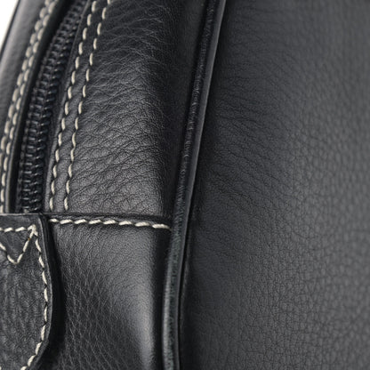 Christian Dior Calfskin Saddle Bowler Black 12 of 13