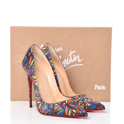 Christian Louboutin Satin Vitrail So Kate 120 Pumps 37.5 Multicolor 8 of 8