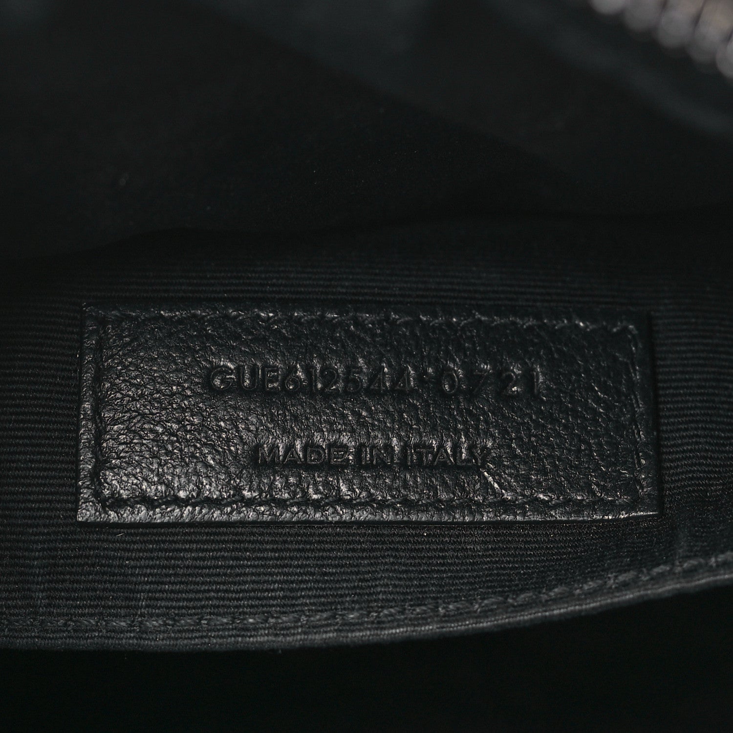 Saint Laurent Calfskin Matelasse Monogram Monochrome Lou Camera Bag Black 7 of 9