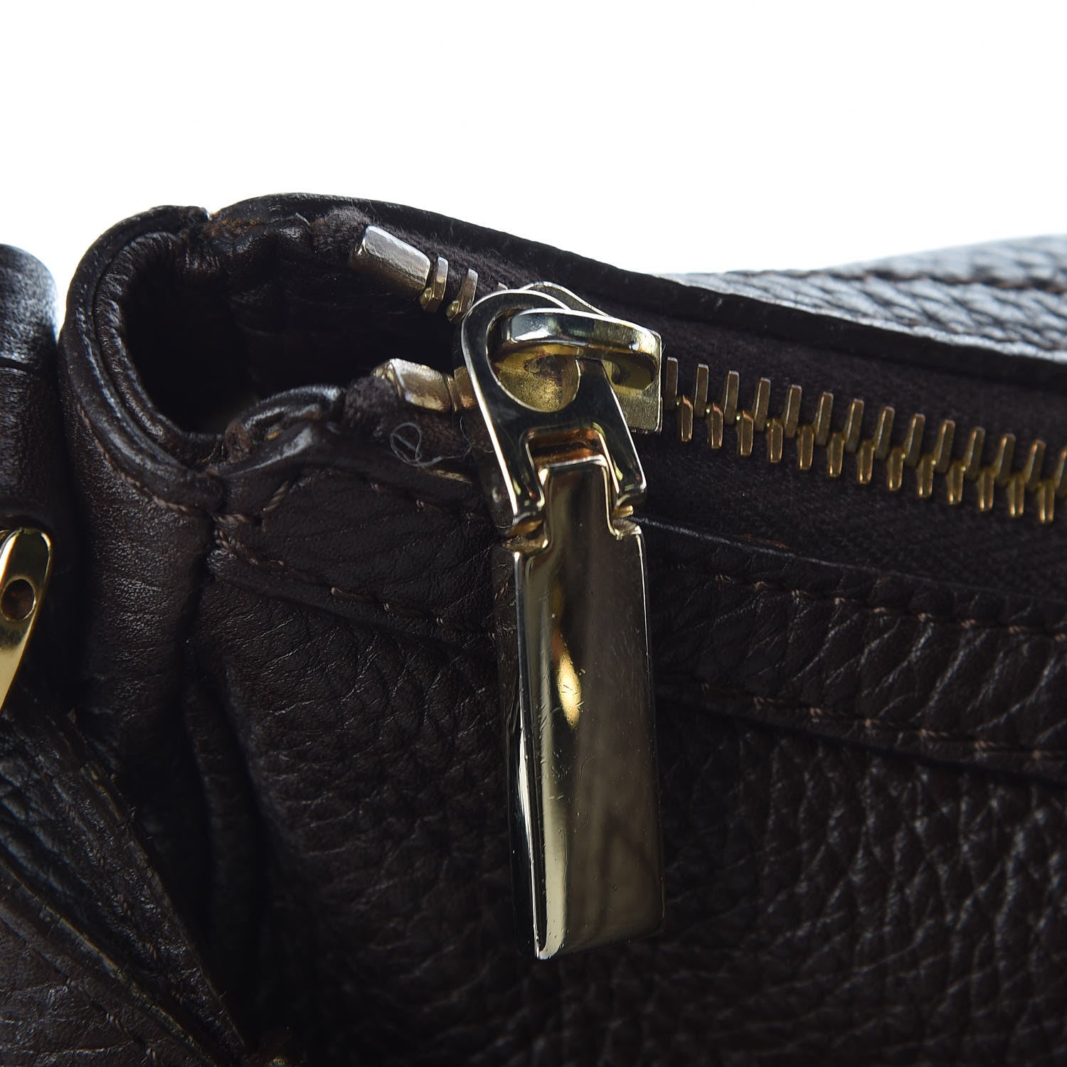 Versace Calfskin Shoulder Bag Brown 13 of 17