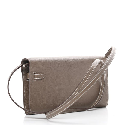 Hermes Epsom Kelly Wallet To Go Etoupe 3 of 11