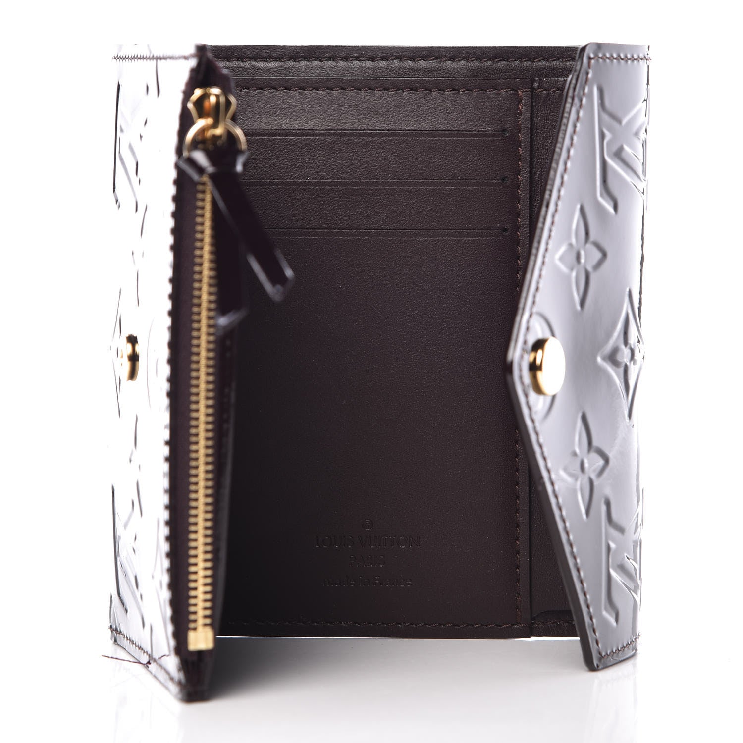Louis Vuitton Vernis Victorine Wallet Amarante 6 of 8