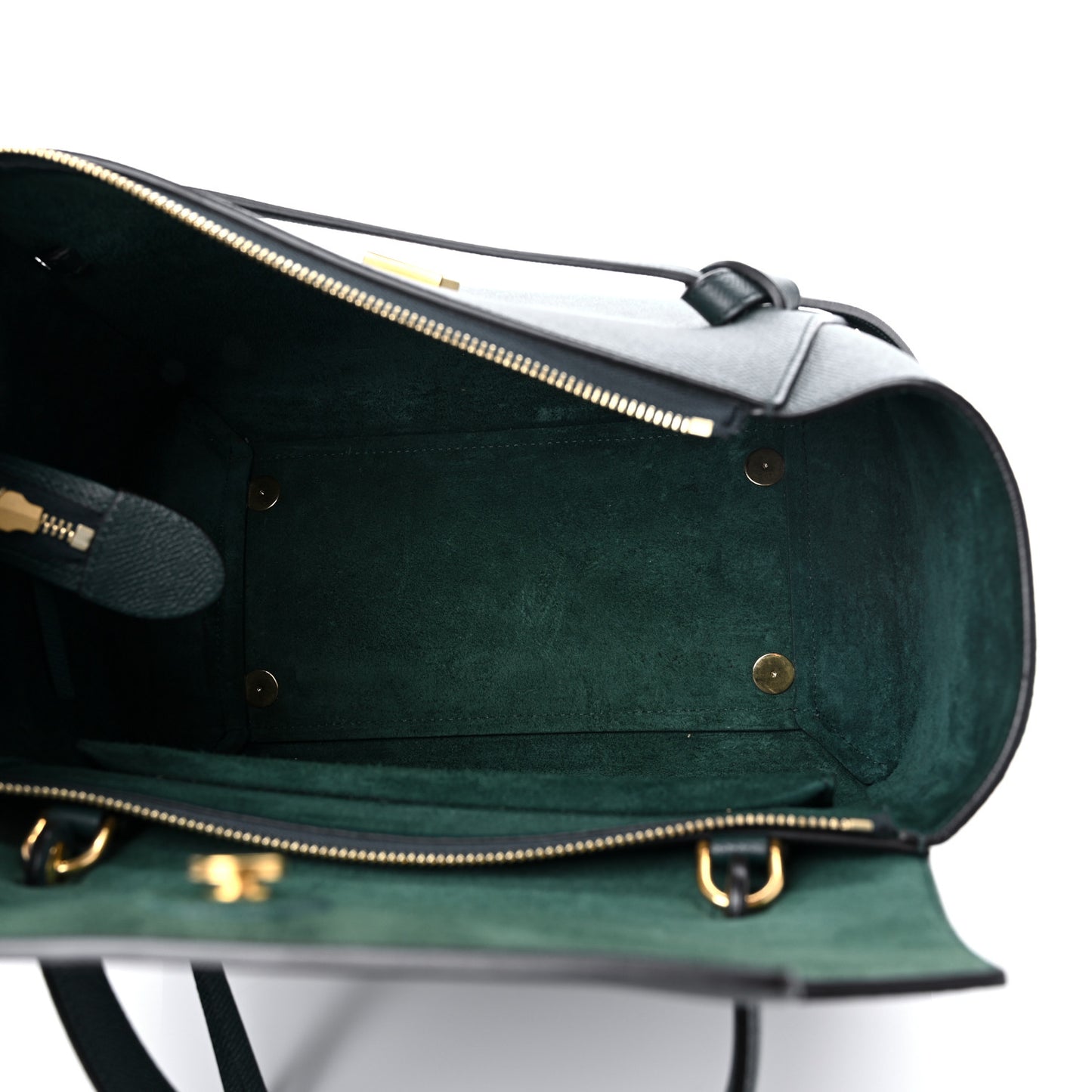 Grained Calfskin Mini Belt Bag Amazone
