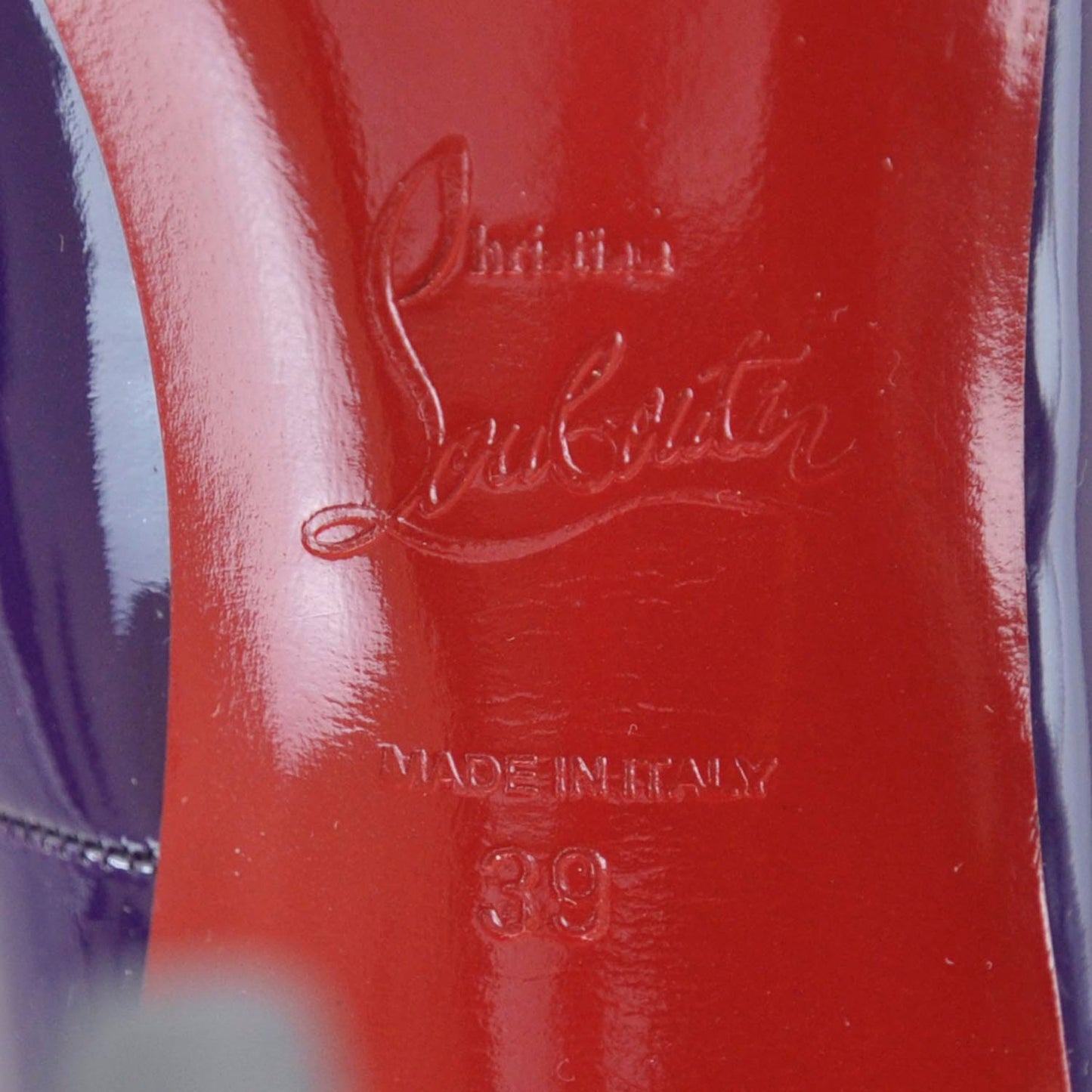 Patent Elisa 100 Pumps 39 Purple