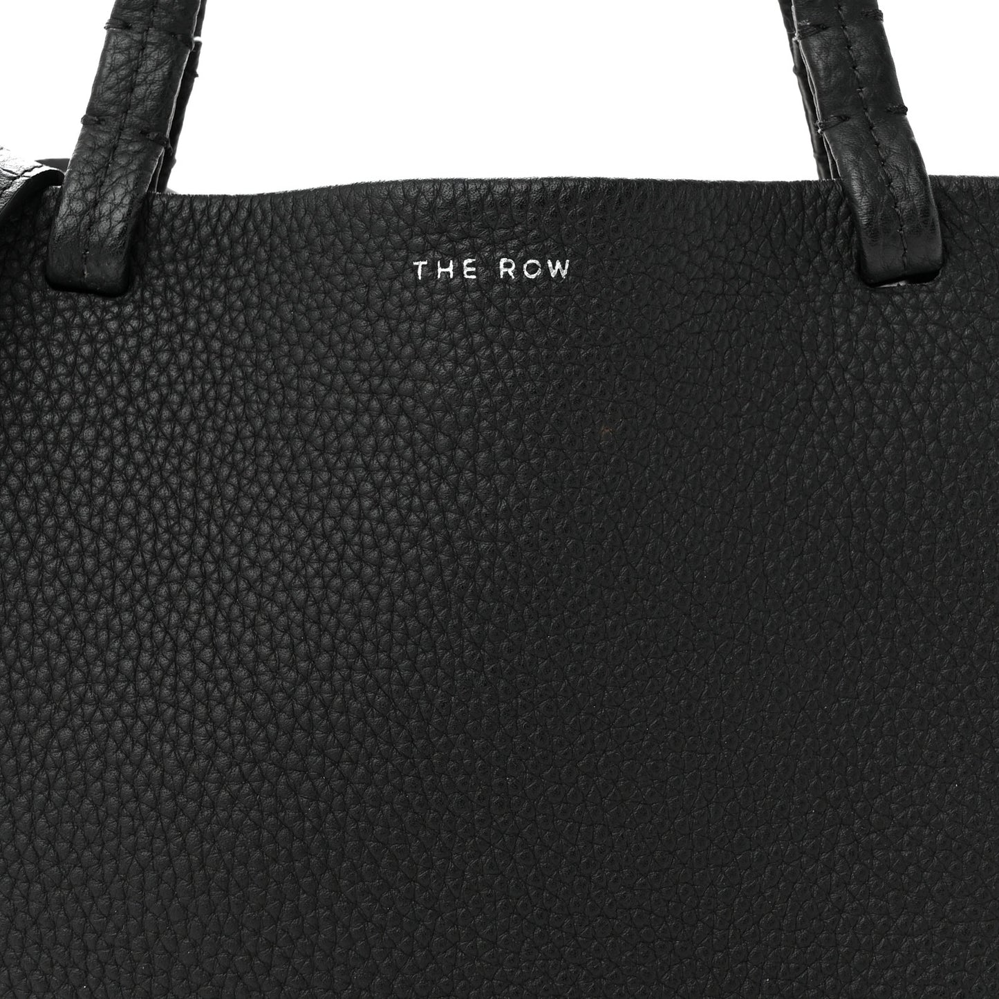 Grained Calfskin Small Park Tote Black