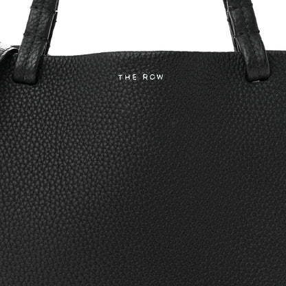 The Row Grained Calfskin Small Park Tote Black 8 of 12