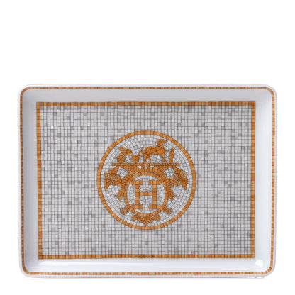 Hermes Porcelain Mosaique au 24 Sushi Plate 1 of 8