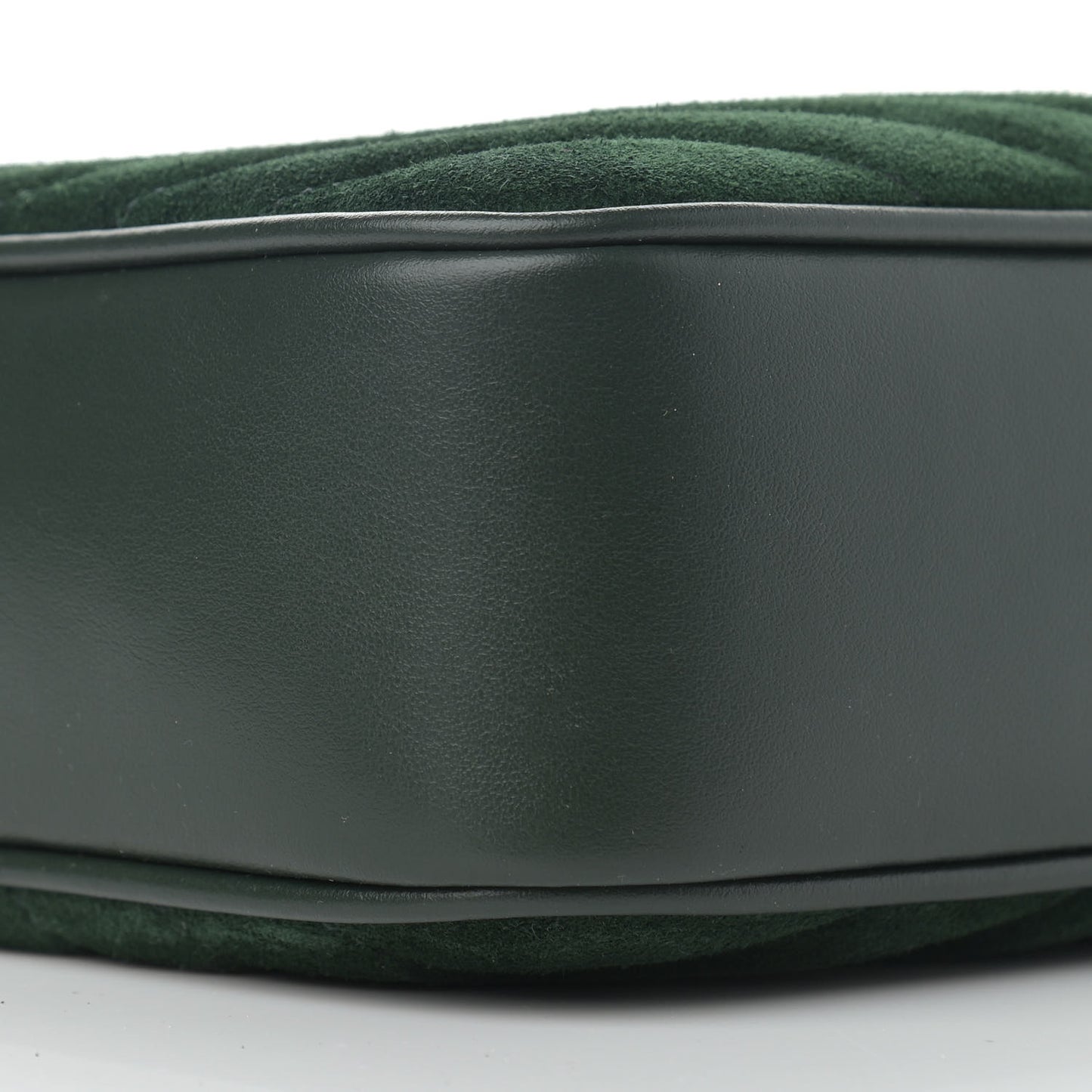 Suede Calfskin Monogram Lou Camera Bag Vert Fonce