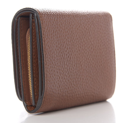 Mulberry Small Classic Grain Small Continental French Purse Wallet Oak 3 of 11