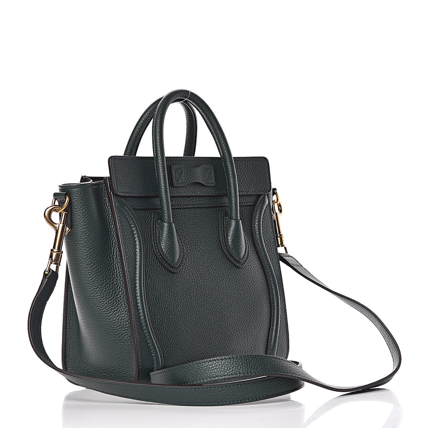 Drummed Calfskin Nano Luggage Amazone