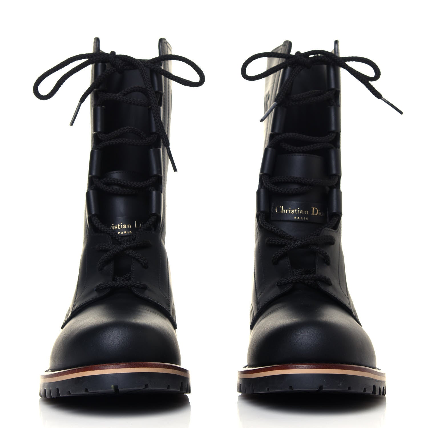 Christian Dior Calfskin Dior Quest 35mm Hiking Boots 38.5 Black 2 of 8