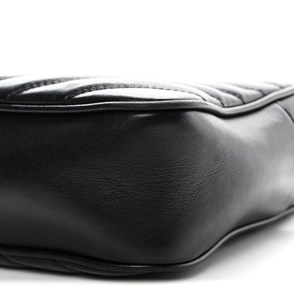 Saint Laurent Calfskin Matelasse Monogram Lou Camera Bag Black 10 of 13