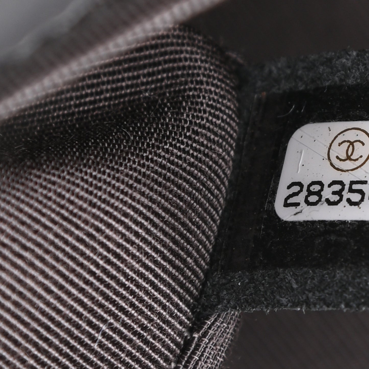 Calfskin Quilted Small Boy Flap Dark Grey