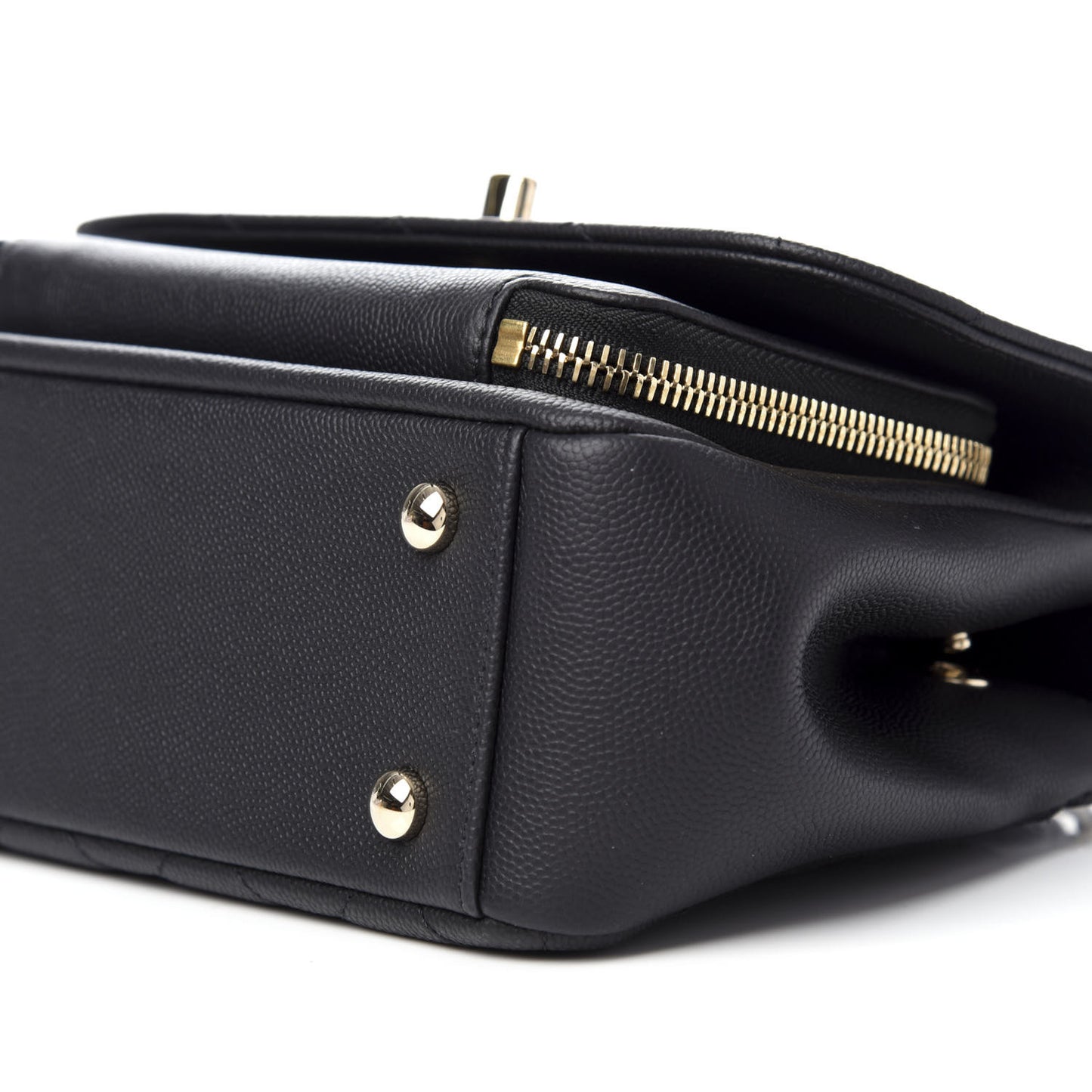 Caviar Quilted Small Business Affinity Flap Black