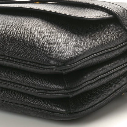 Mulberry Small Classic Grain Calfskin Belted Bayswater Satchel Black 10 of 11