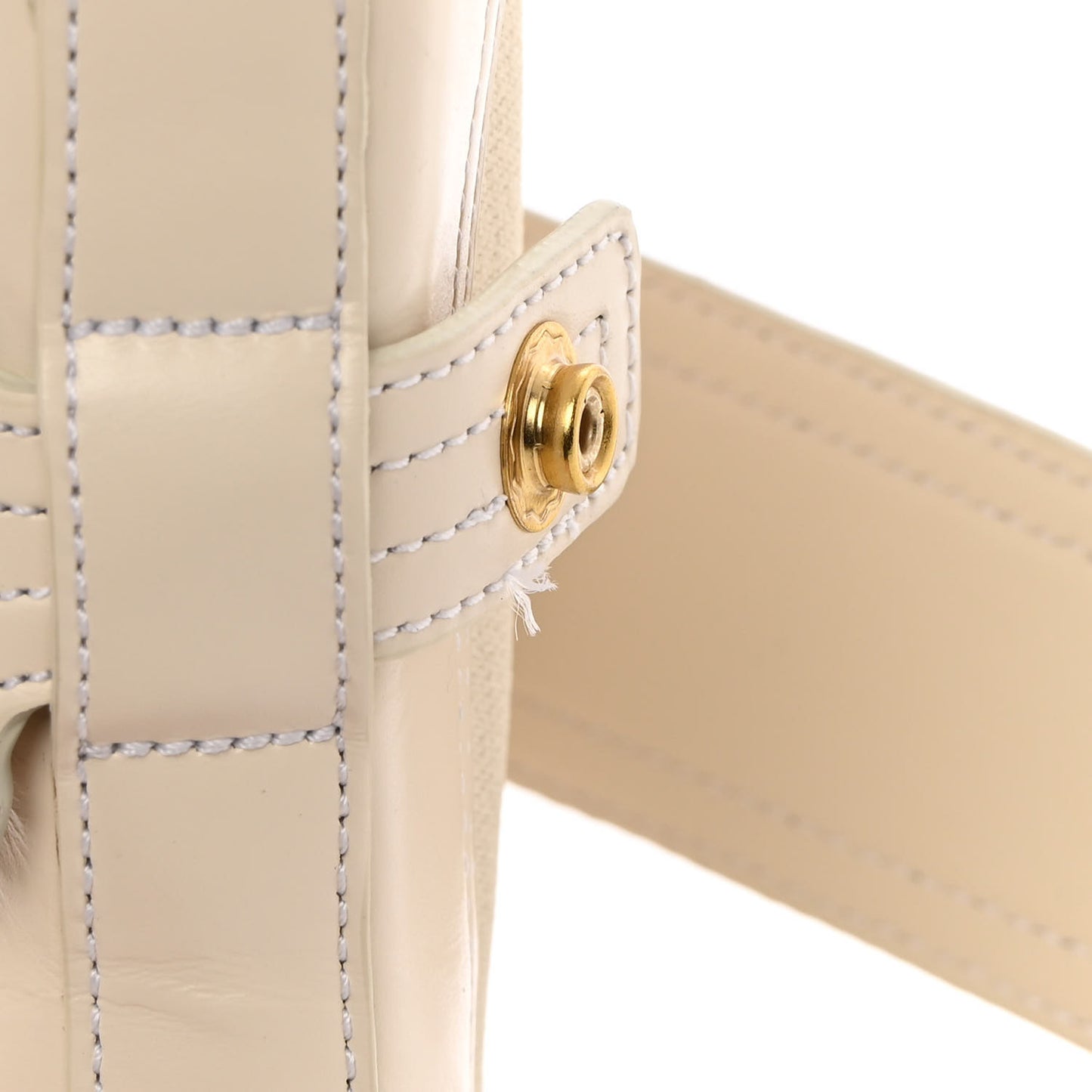 Calfskin One Stud Beatle 45mm Boots 37 Light Ivory