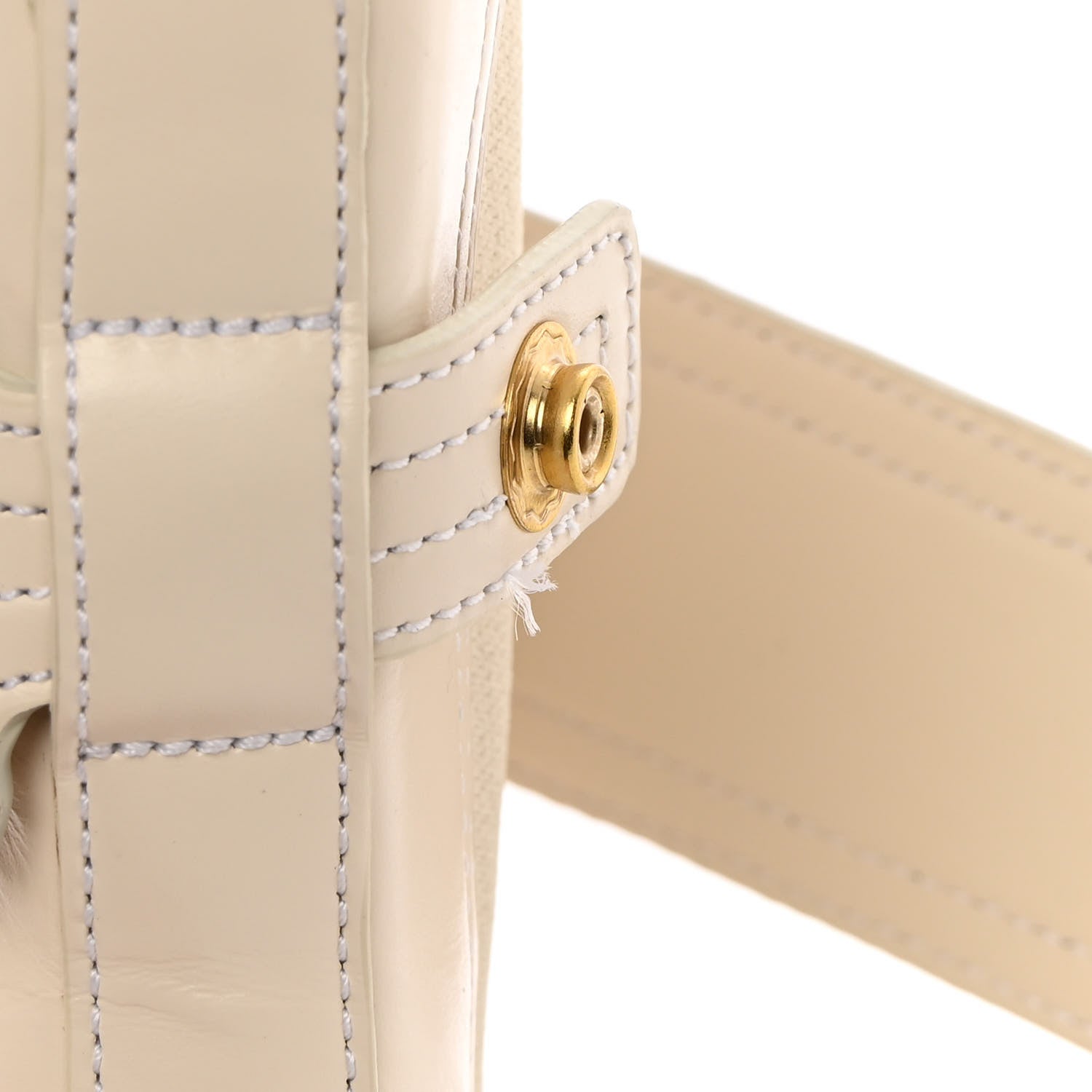 Valentino Garavani Calfskin One Stud Beatle 45mm Boots 37 Light Ivory 10 of 13