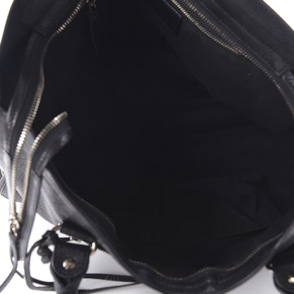 Balenciaga Chevre Silver Metallic Edge Hardware City Black 5 of 10