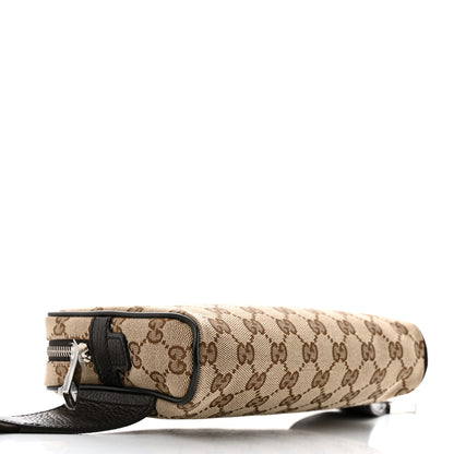 Gucci Monogram Dollar Calfskin Belt Bag Beige Ebony Testa di Moro Marrone Scuro 4 of 11