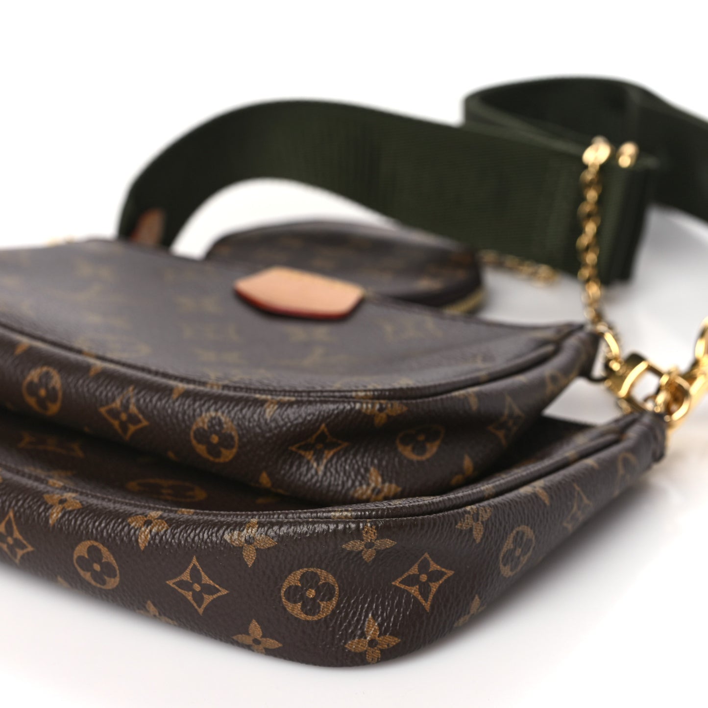 LOUIS VUITTON Monogram Multi Pochette Accessories Kaki