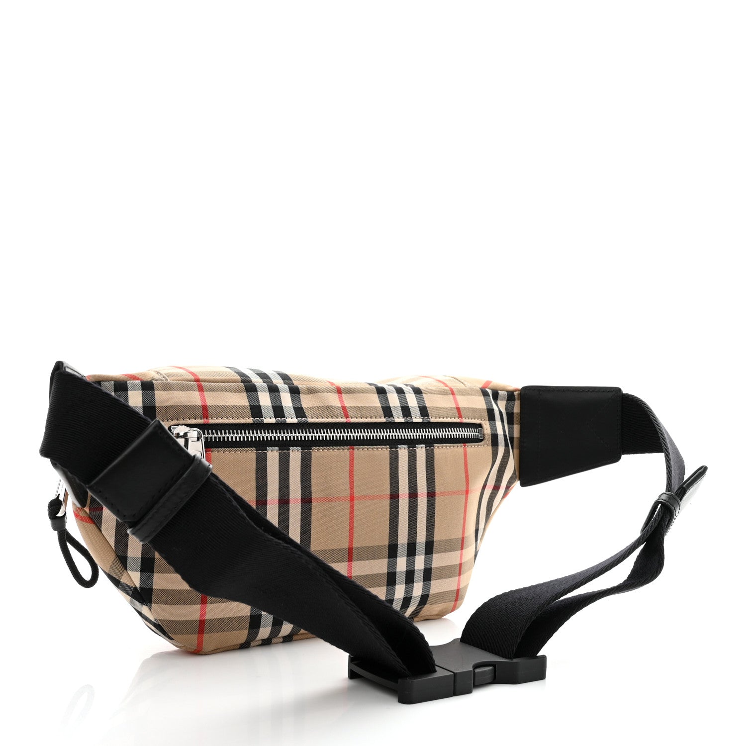 Burberry Nylon Vintage Check Medium Sonny Bum Bag Archive Beige Black 3 of 11
