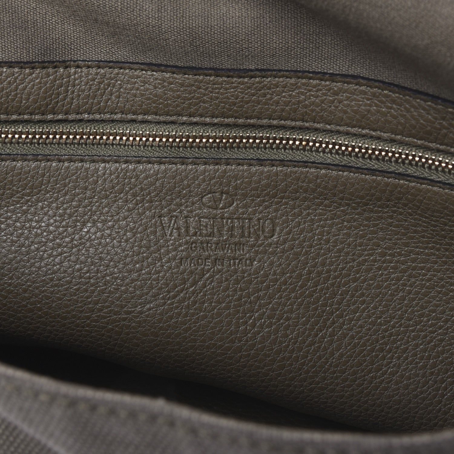 Valentino Garavani Canvas Butterfly Embroidered Rockstud Messenger Bag Military Green 8 of 25