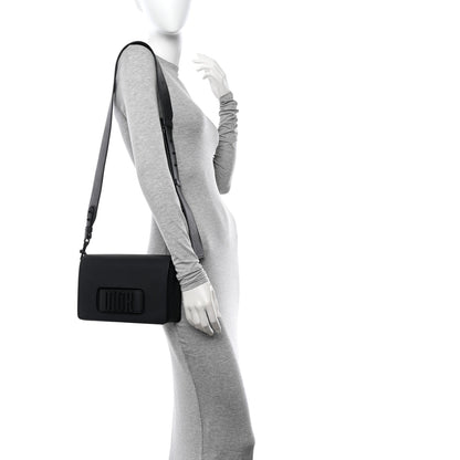 Christian Dior Ultra Matte Calfskin Dio(r)evolution Flap Bag Black 2 of 12