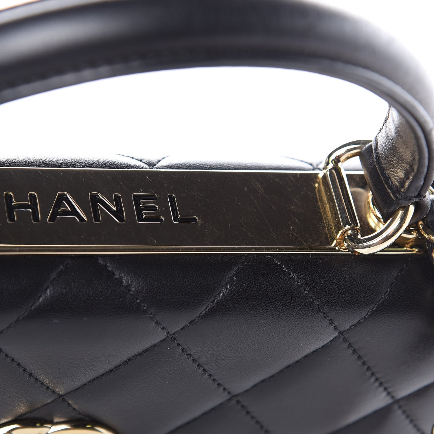 Chanel Lambskin Quilted Small Trendy CC Dual Handle Flap Bag Black 14 of 14