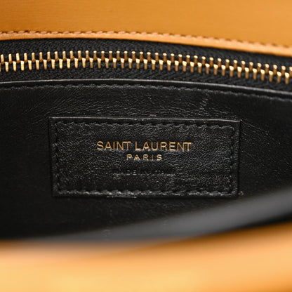 Saint Laurent Smooth Calfskin Monogram Cassandra Clasp Bag Cappuccino 6 of 12