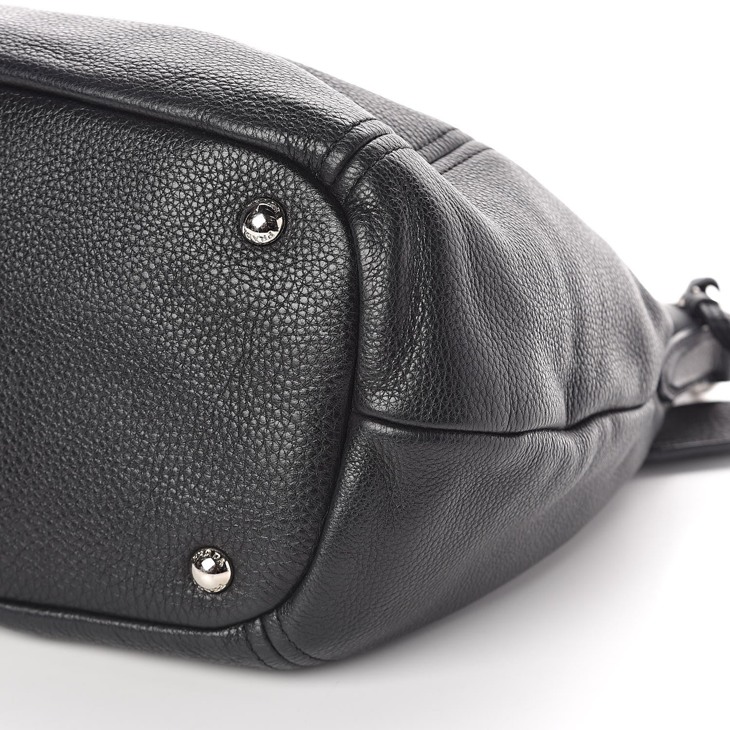 Prada Vitello Phenix Hobo Black 9 of 11